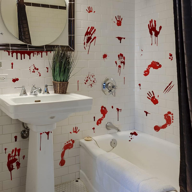 Autocollants muraux amovibles d'Halloween