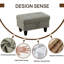 Repose-pieds en flanelle avec rangement-907079048