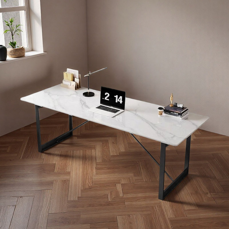 Bureau d'écriture Modern Light, Noir, H 29,52 po x l 78,74 po x P 23,62 po
