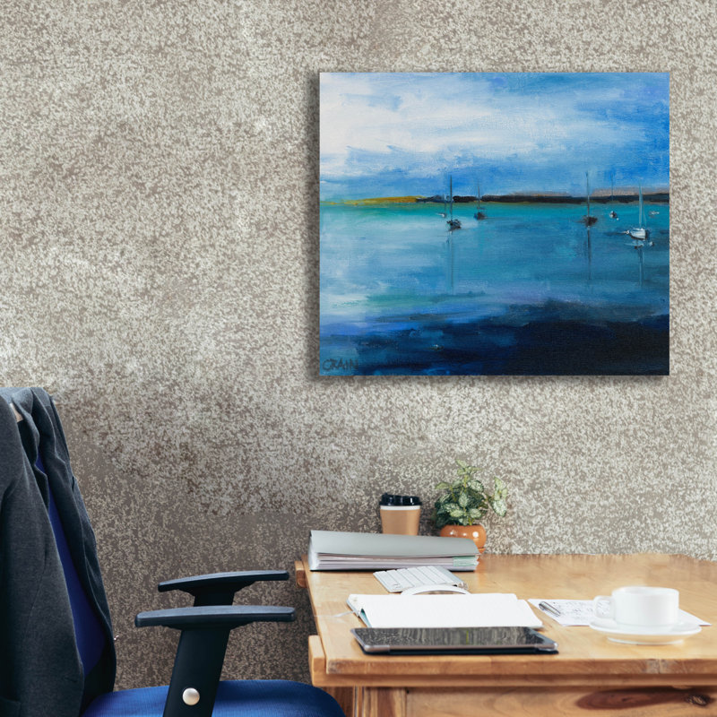 'Fish Bay' by Curt Crain Canvas Wall Art, 26" H x 30" W
