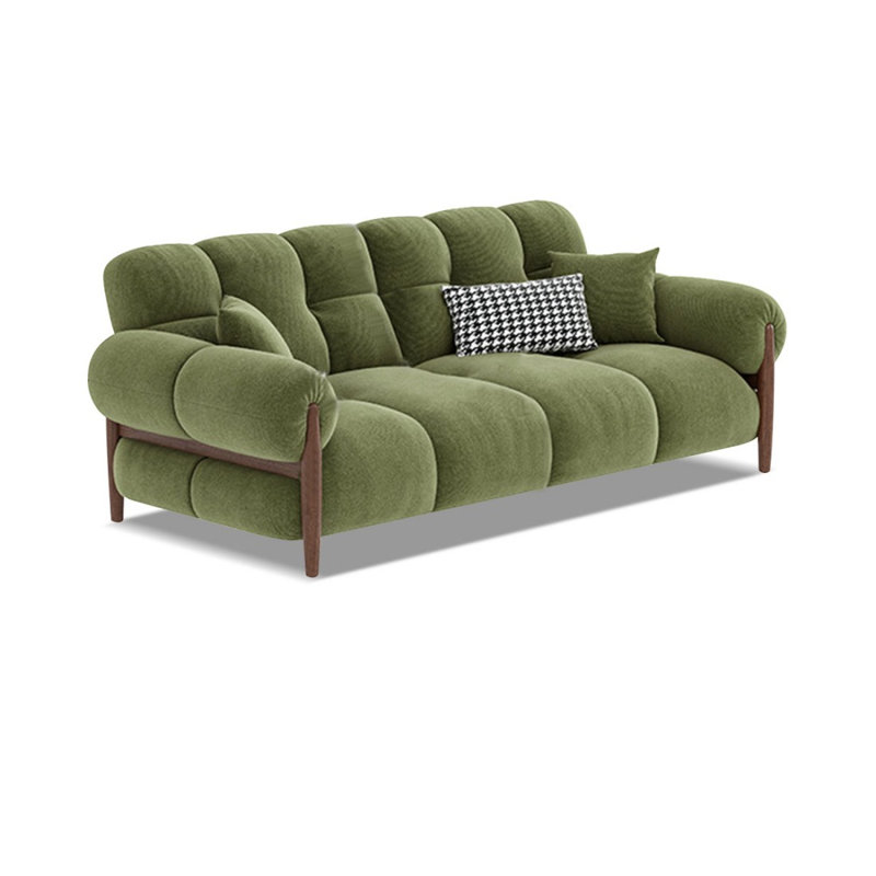 Causeuse-coussin en polyester vert standard
