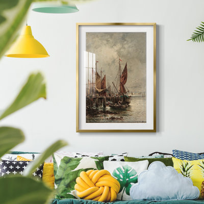 Vintage Nautical Print XXXII - impression encadrée