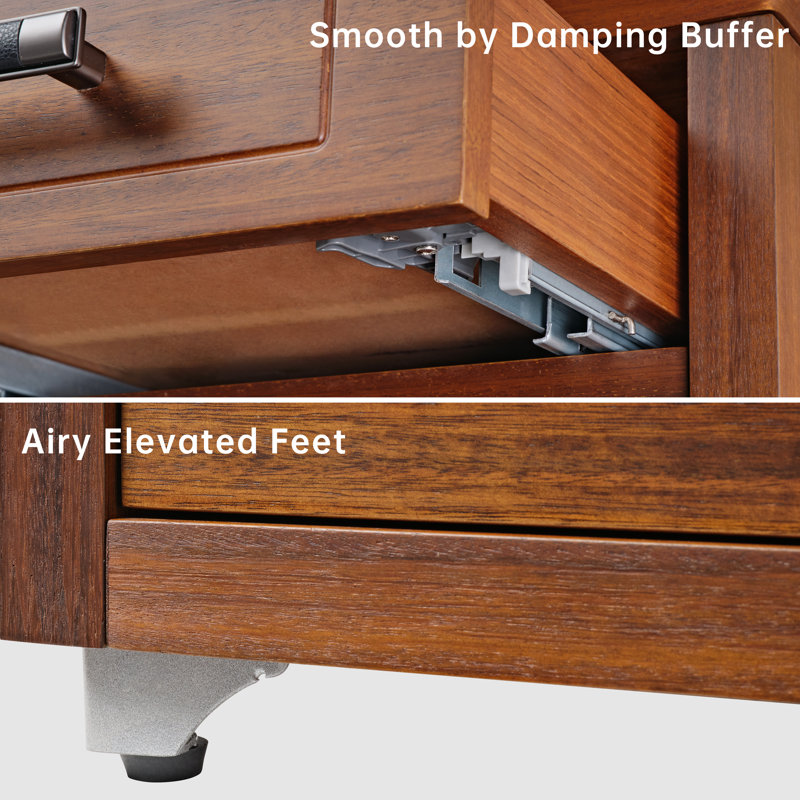 17.02'' Wide 2 -Drawer File Cabinet