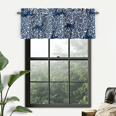 Floral Tailored Window Valance