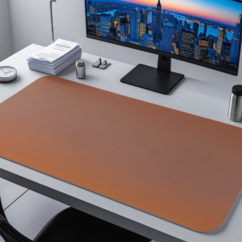 Polyester Desk Pad, 31.5x15.5