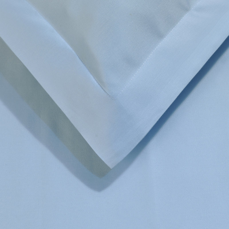 Classic 700 Thread Count Certified Certified Egyptian Cotton Sateen Duvet Cover Set, Light Blue