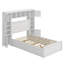 Lit en bois avec armoire tout-en-un, tablette et prises, lit gigogne-1741201333