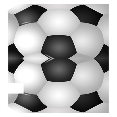 Housse pour boîte aux lettres sports boule de football