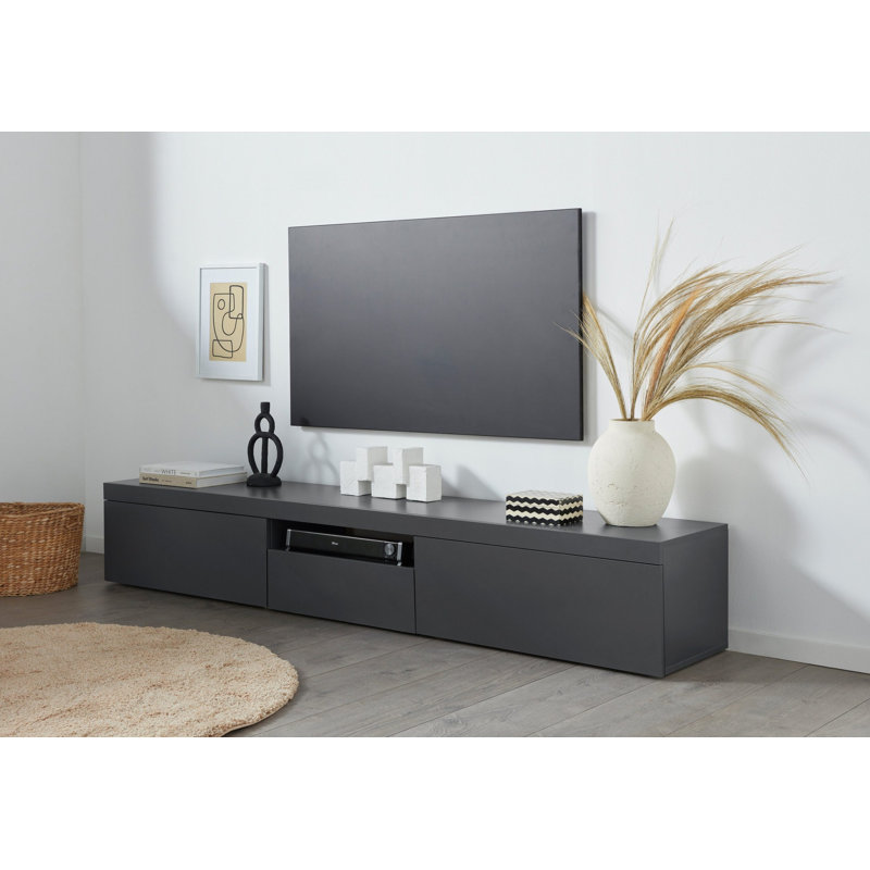 Cathaleen TV Stand for TVs up to 88", Grey
