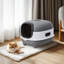 Plastic Cat Litter Box Enclosure With Scoop