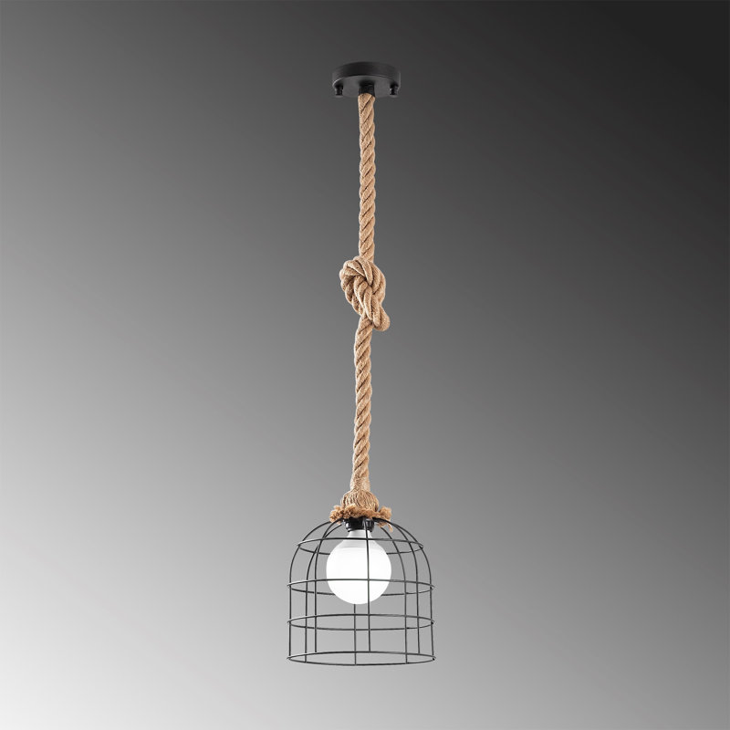 Luminaire suspendu simple à 1 lumière Rockwood