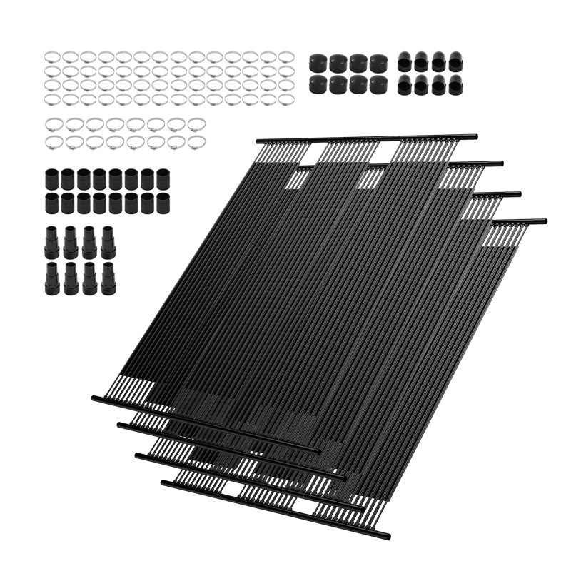Système de chauffage solaire pour piscine hors-terre 4 x 10 pieds (4 panneaux)