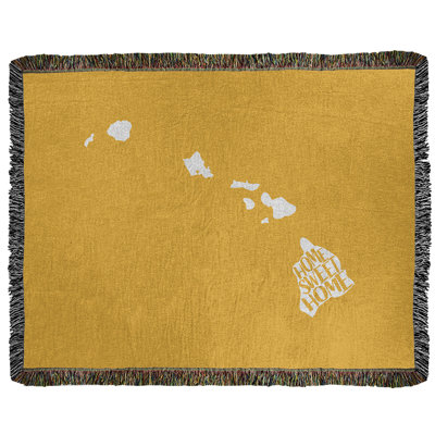 Jeté en coton tissé doux hawaii