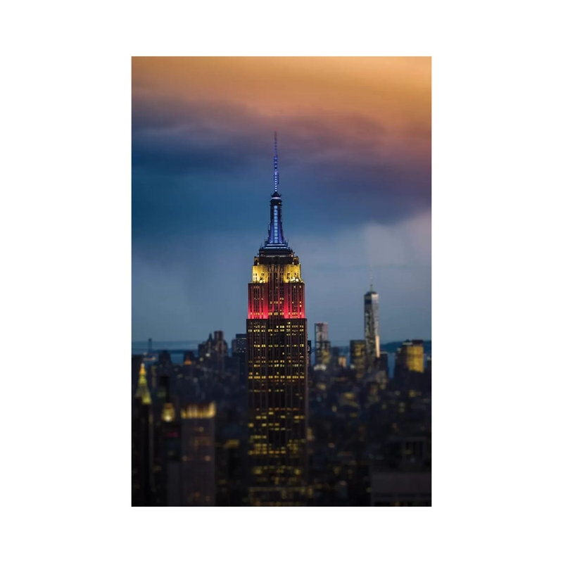 Empire 1 Piece Wrapped Canvas Wall Art, 30.48 cm H x 45.72 cm W