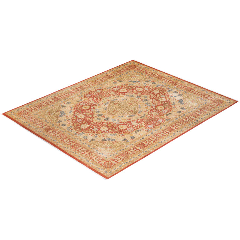 Classic One-of-a-Kind 8'2" x 10'2" Hand Knotted Area Rug