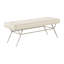Banc contemporain tapissier Beige