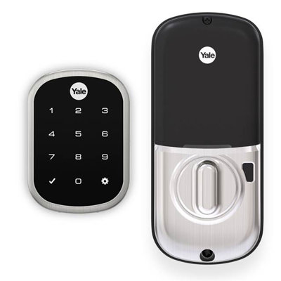Real Living Key Free Assure Touchscreen Deadbolt with ZigBee
