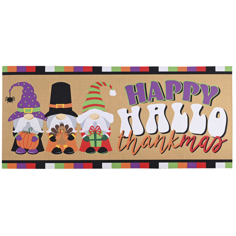 Doormat Insert Holiday Hallo-Thankmas