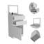 Commode Kamelot avec boîte à bijoux, armoire à une porte, miroir, deux tiroirs - blanc