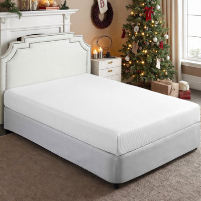 8 Inch Plush Gel Memory Foam Mattress in a Box - Cooling Pressure Relief & Motion Isolation Support