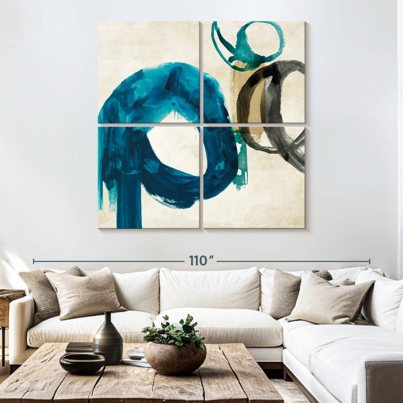 Blue Ring I, 74" H x 74" W