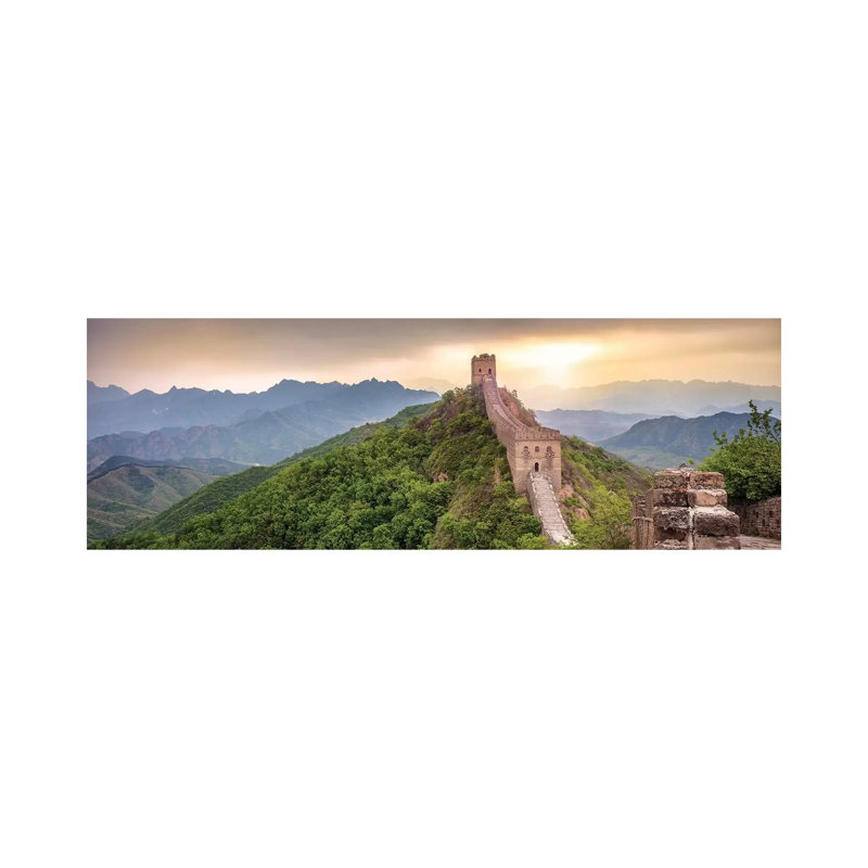 Great Wall Of China Near Jinshanling by Jan Becke - Wrapped Canvas Panoramic Print, 30.48cm H x 91.44cm W