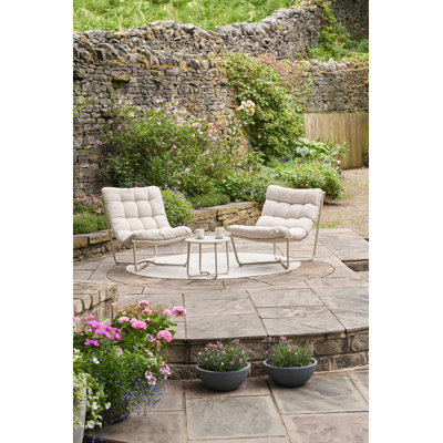 Clermont Anthracite Outdoor Lounging Set