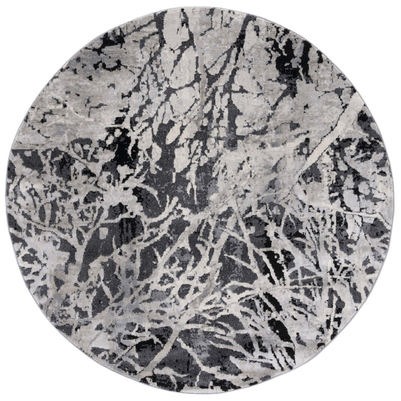 Tapis Jasper 100 Performance Abstract, Rond 6 pi 7 po