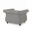 Fauteuil club capitonné