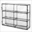 Support polyvalent à 4 tablettes avec housse de protection, idéal pour organiser