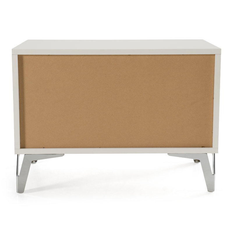 Ensemble de chambre avec lit plateforme 3 pièces Amiah, Grand