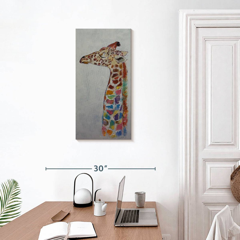 Girafe, H 30 po x l 15 po