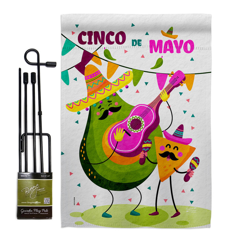 Ensemble de drapeaux 18,5 po x 13 po Guacamole