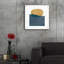  «Buoyant Dark» par Mike Schick, art mural en verre acrylique, 24 po x 24 po