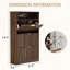Armoire de rangement haute pour chaussures