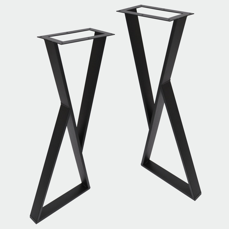 Kronborg Iron Table Leg, 32" H x 14" W x 2" D