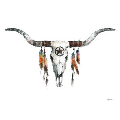 Longhorn - reproduction sur toile