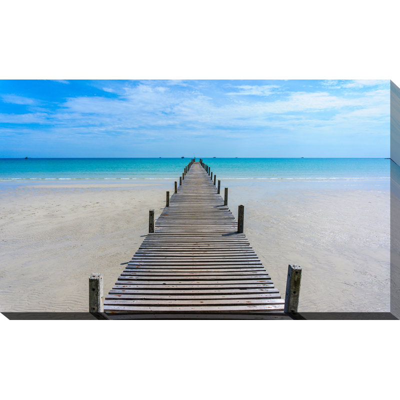" Dock Waters ", 24" H x 40" W x 1" D