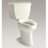 Highline Classic Comfort Height 2 Piece Elongated 1.0 GPF Toilet with Pressure Flush Technology