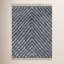 Tapis bleu noué à la main Benjamin-1045233597