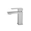 Robinet de lavabo de salle de bain à poignée simple 7,11 po certifiée CUPC par deux (finition chromée)-117992753