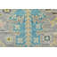 One-of-a-Kind Rectangle 9'1" X 12'1" New Age Wool Area Rug in Blue/Gray