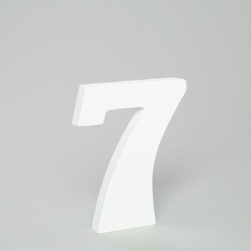 Bloc de lettres en bois, 7
