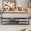 Base de lit en acier robuste de 14 po Kiliam - aucun sommier nécessaire - taille simple / grand / double-1392059017