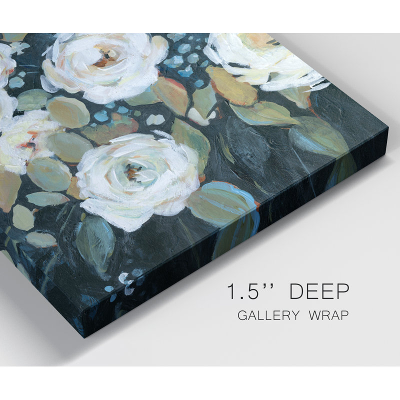 «Moonlit Garden II», reproduction d'art sur toile tendue, H 27 po x l 18 po x P 1 po
