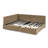 Full Size Velvet Upholstered Bed With - Comfortable And Stylish For A Tranquil Bedroom Living Room, Brown Mid-Century Style Daybed Storage, Room-394317129