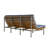 Perch 88'' Wide Powder Coated Aluminum Patio Sofa with Cushions-96832036-96832035