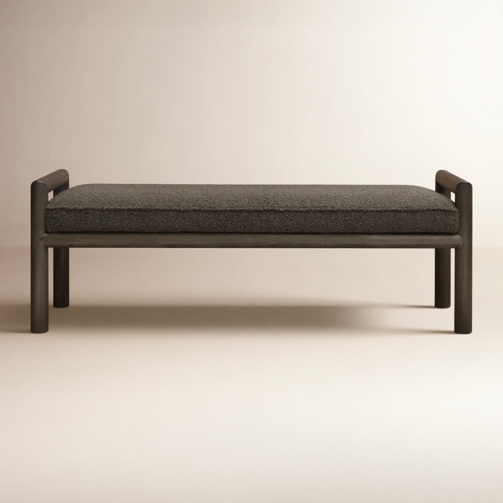 Colleen Bench, Basalt Gray, Gray