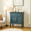 Armoire de rangement, buffet de bar avec portes et tiroirs, armoire de rangement pour salon, cuisine, vestibule, bleu marine-682608227