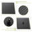 Shower System With Waterfall Tub Spout,16 Inch Ceiling Mount Square Shower System With Rough-In Valve-122404542